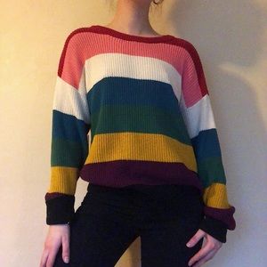 Rainbow sweater